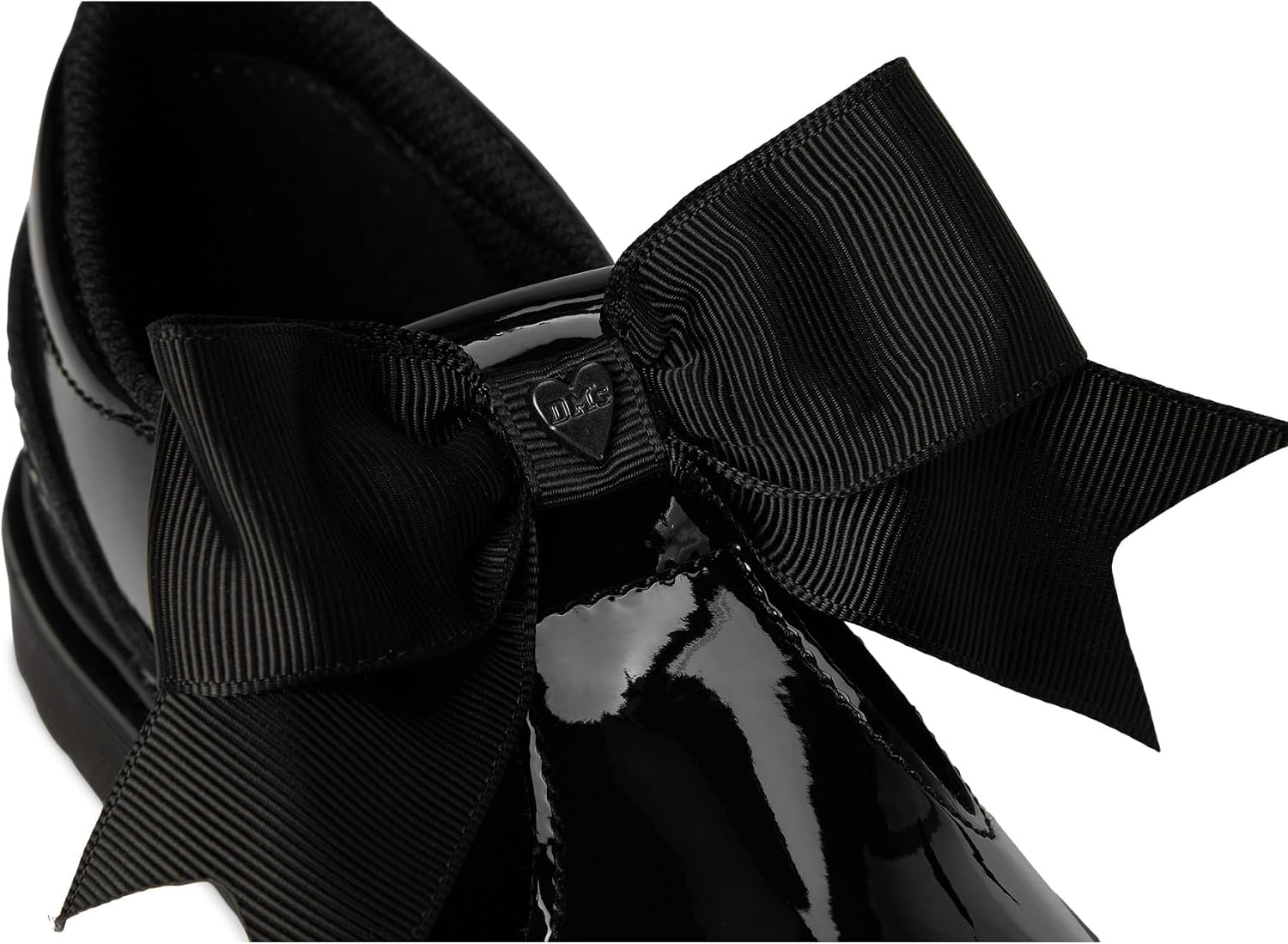 Dr. Martens Kid's Collection Girls Polley II Bow J Black