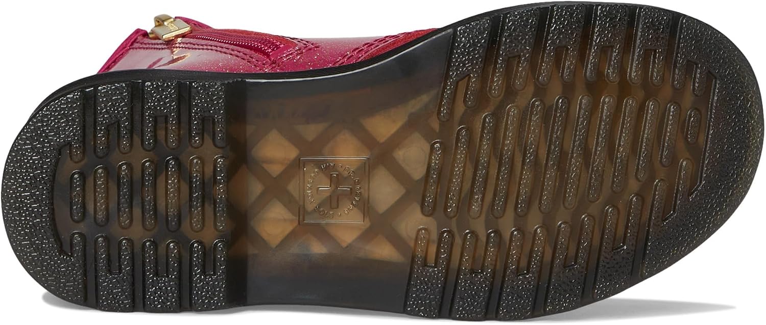 Dr. Marten's Kids 1460 Boot FuchsiaSilverGold Glitter