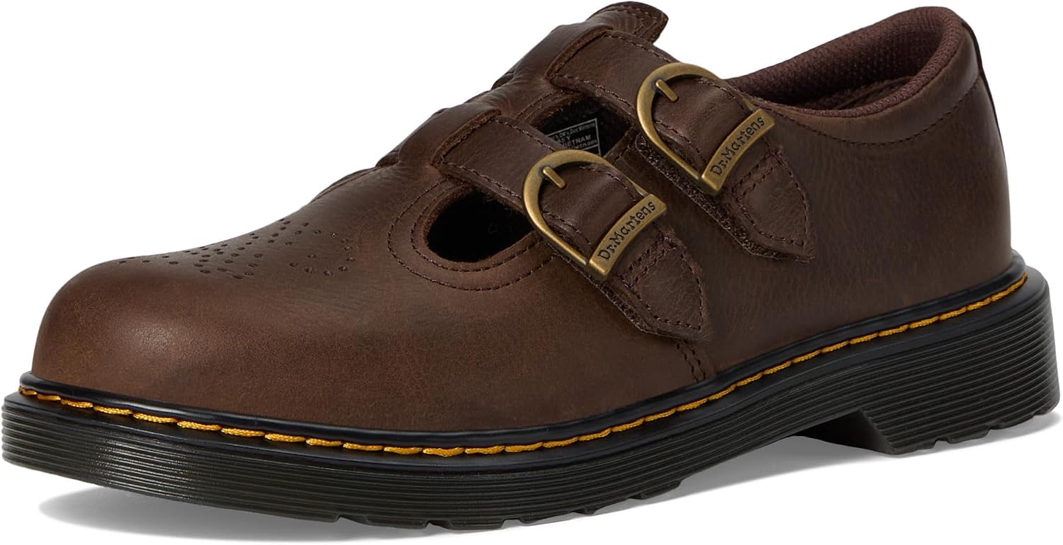Dr. Marten Kids 8065 Mary Jane Dark Brown