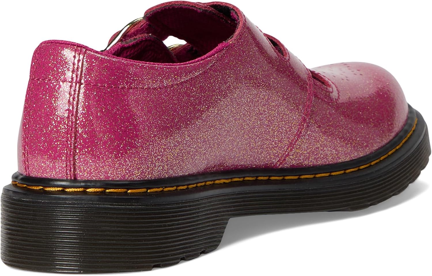 Dr. Marten Kids 8065 Mary Jane FuchsiaSilverGold Glitter