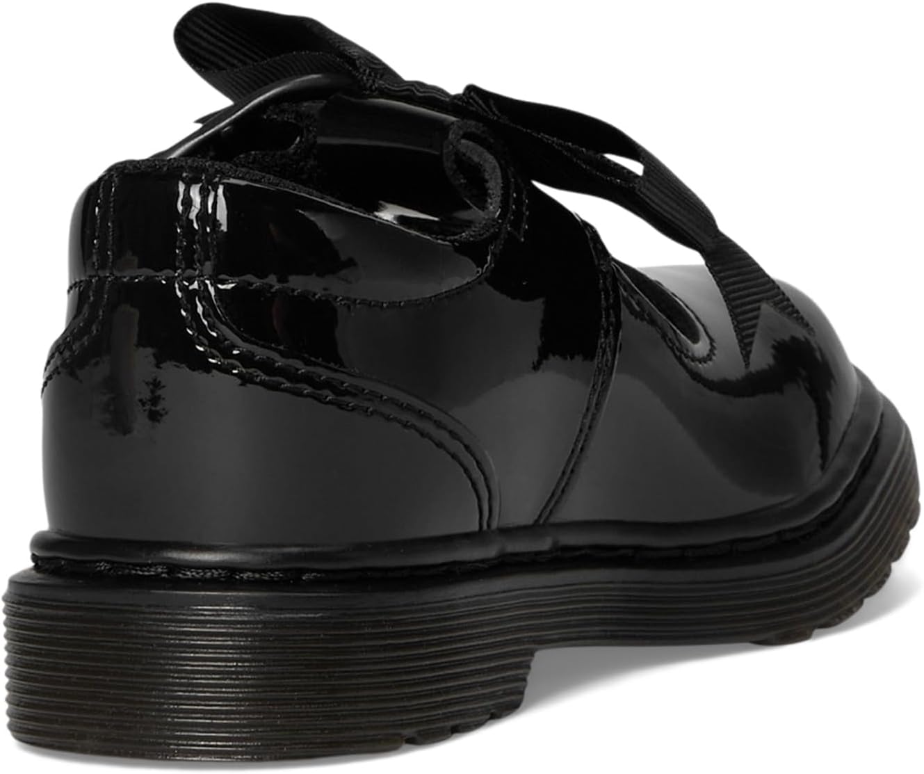 Dr. Martens Kid's Collection Girls Polley II Bow J Black 2