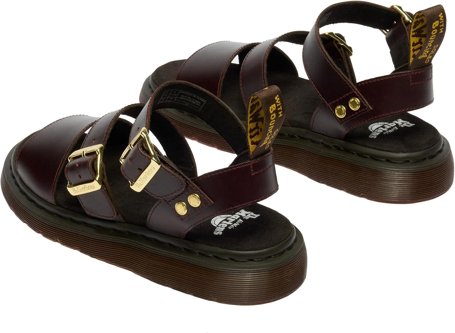 Dr. Martens Unisex Gryphon Gladiator Sandal Charro Atlas