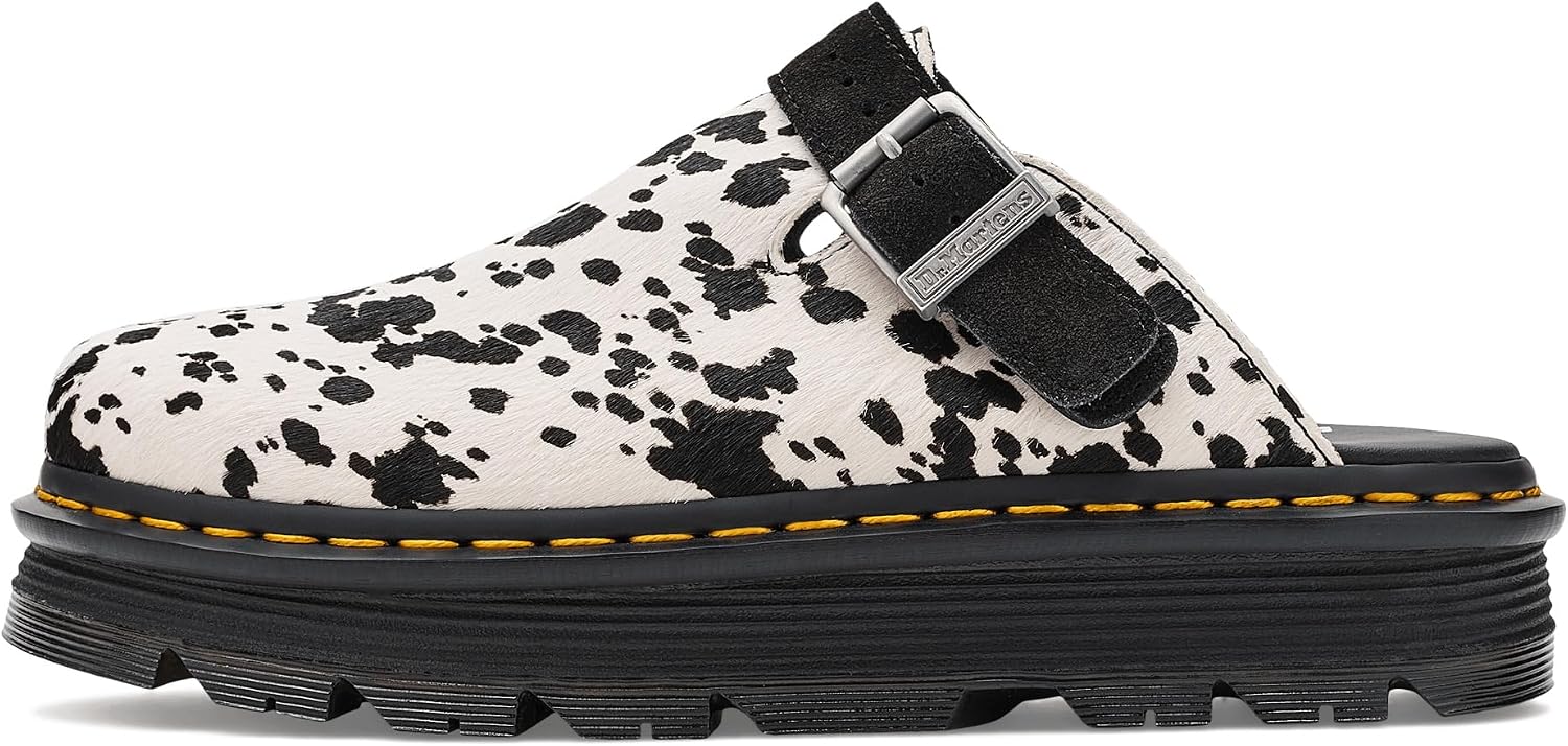 Dr. Martens Unisex Adult Zeb Zag Mule CreamBlack