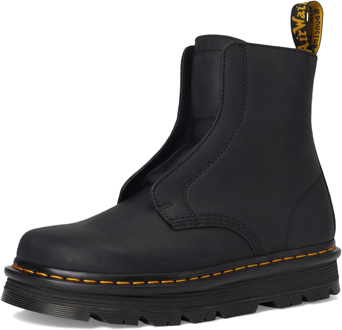 Dr. Martens unisex adult Zebzag Laceless Black Wyoming