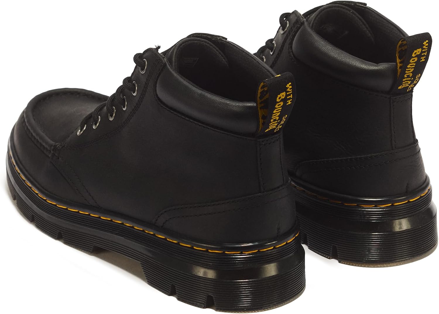 Dr. Martens Unisex Bridwell Chukka 6 Eye Lace Up Boots Black Wyoming