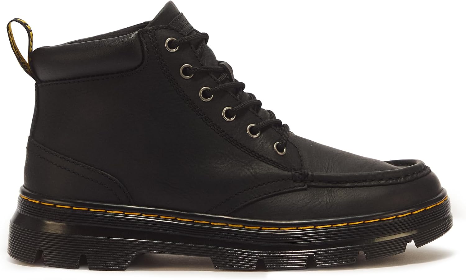 Dr. Martens Unisex Bridwell Chukka 6 Eye Lace Up Boots Black Wyoming