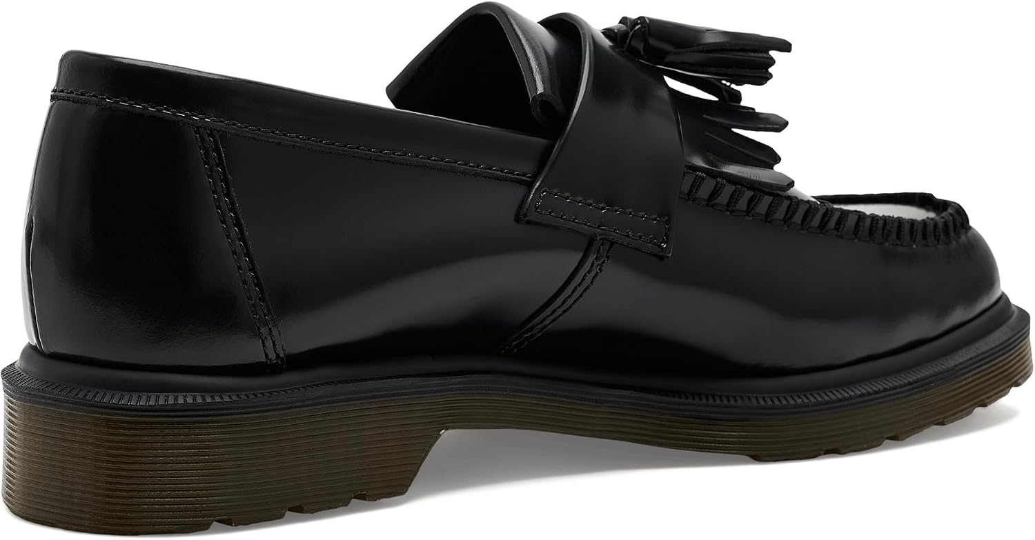 Dr. Martens Men's Adrian Black Polished Smooth