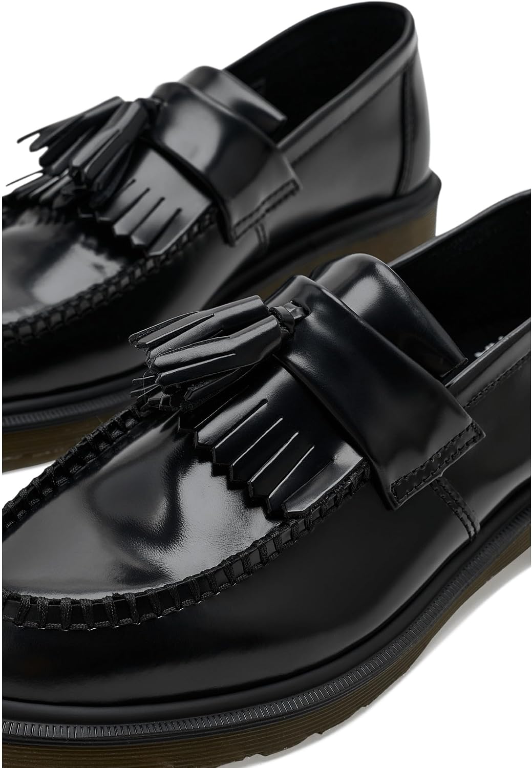 Dr. Martens Men's Adrian Black Polished Smooth