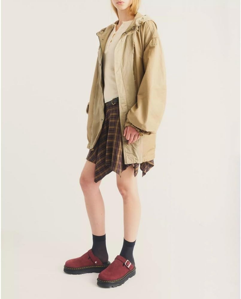 Dr. Martens Unisex Adult Zeb Zag Mule Cherry Red