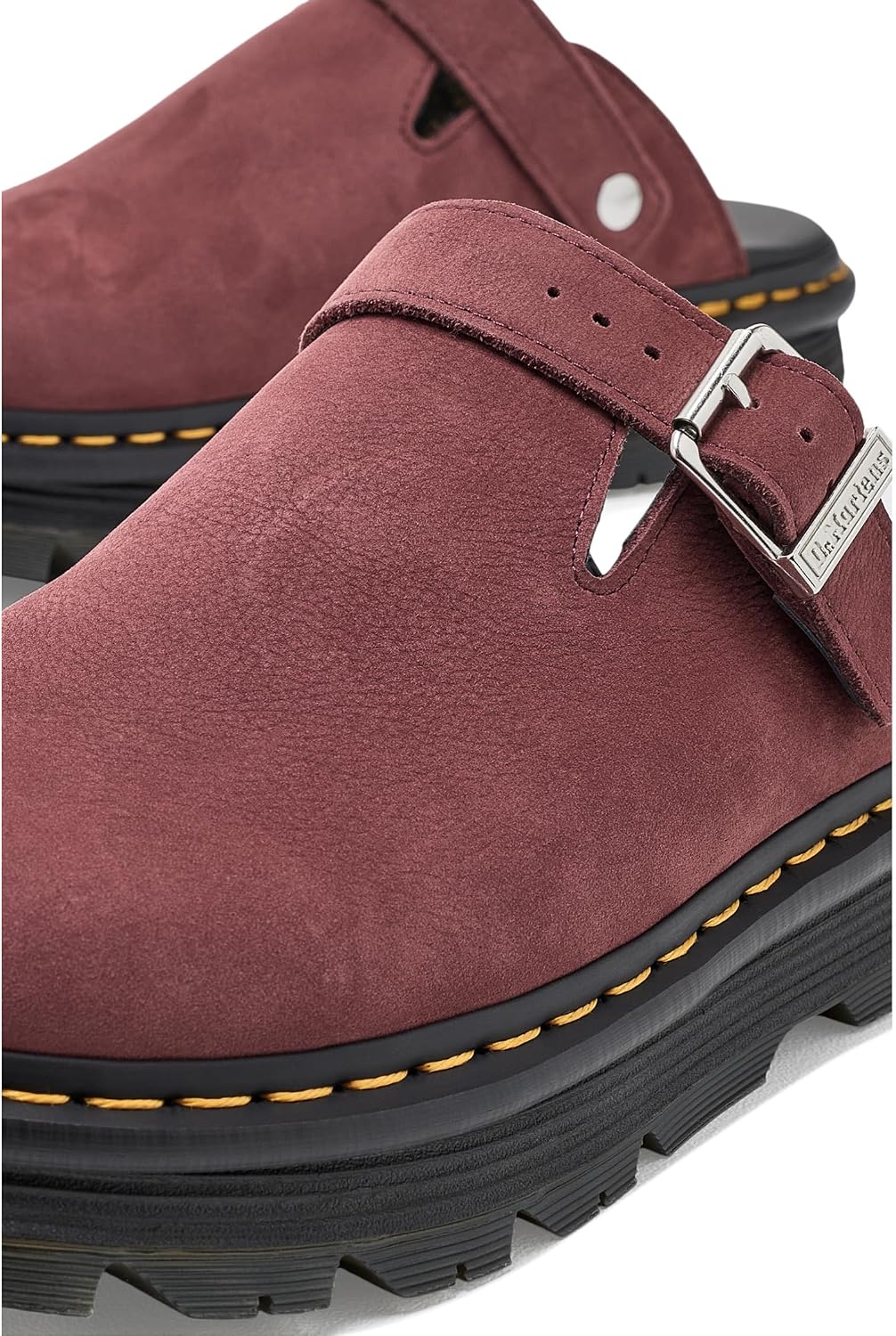 Dr. Martens Unisex Adult Zeb Zag Mule Cherry Red