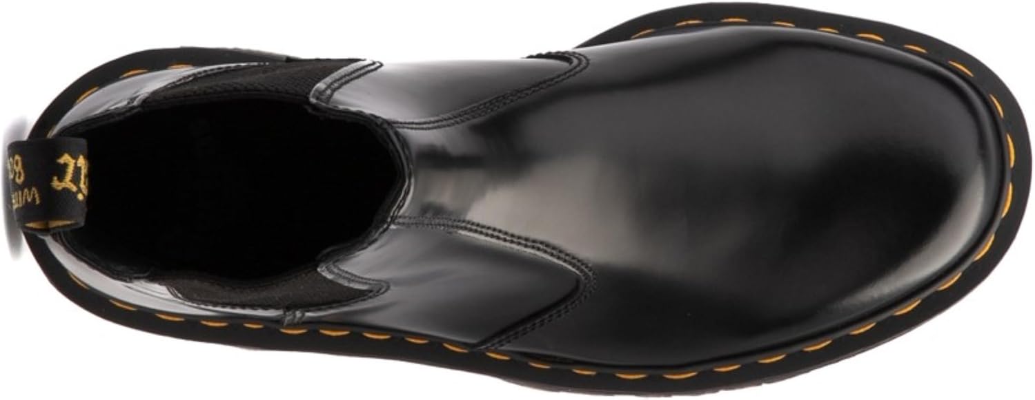 Dr. Martens Unisex-Adult 2976 Quad Chelsea Boot, Black, 6 Women5 Men