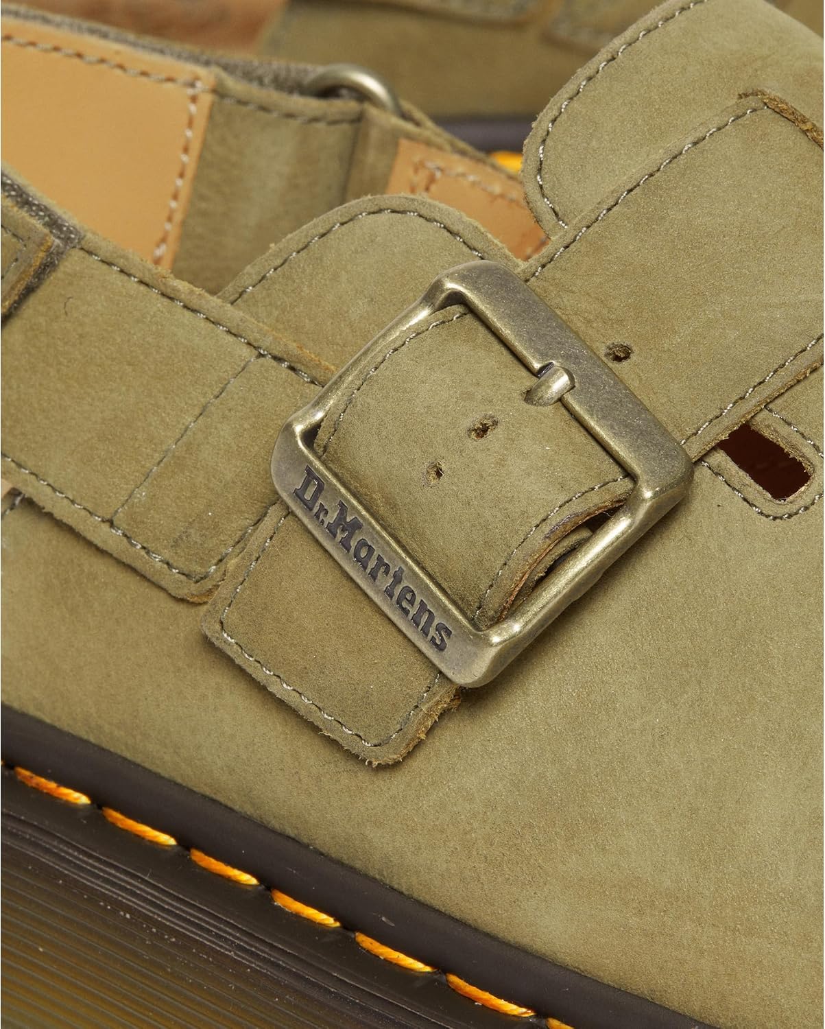 Dr. Martens Men's Jorge Ii Suede Slingback Mules Muted Olive
