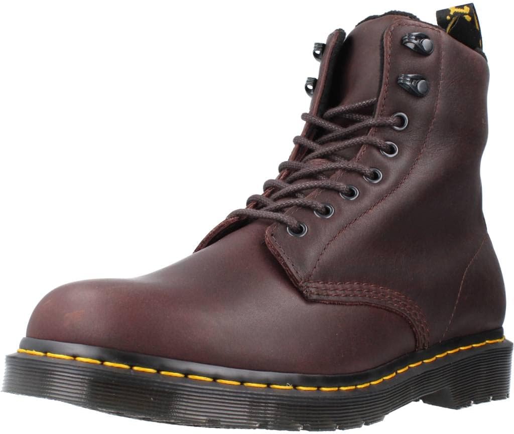 Dr. Martens Women's 1460 Pascal Mid Calf Boot Dark Brown Valor Wp