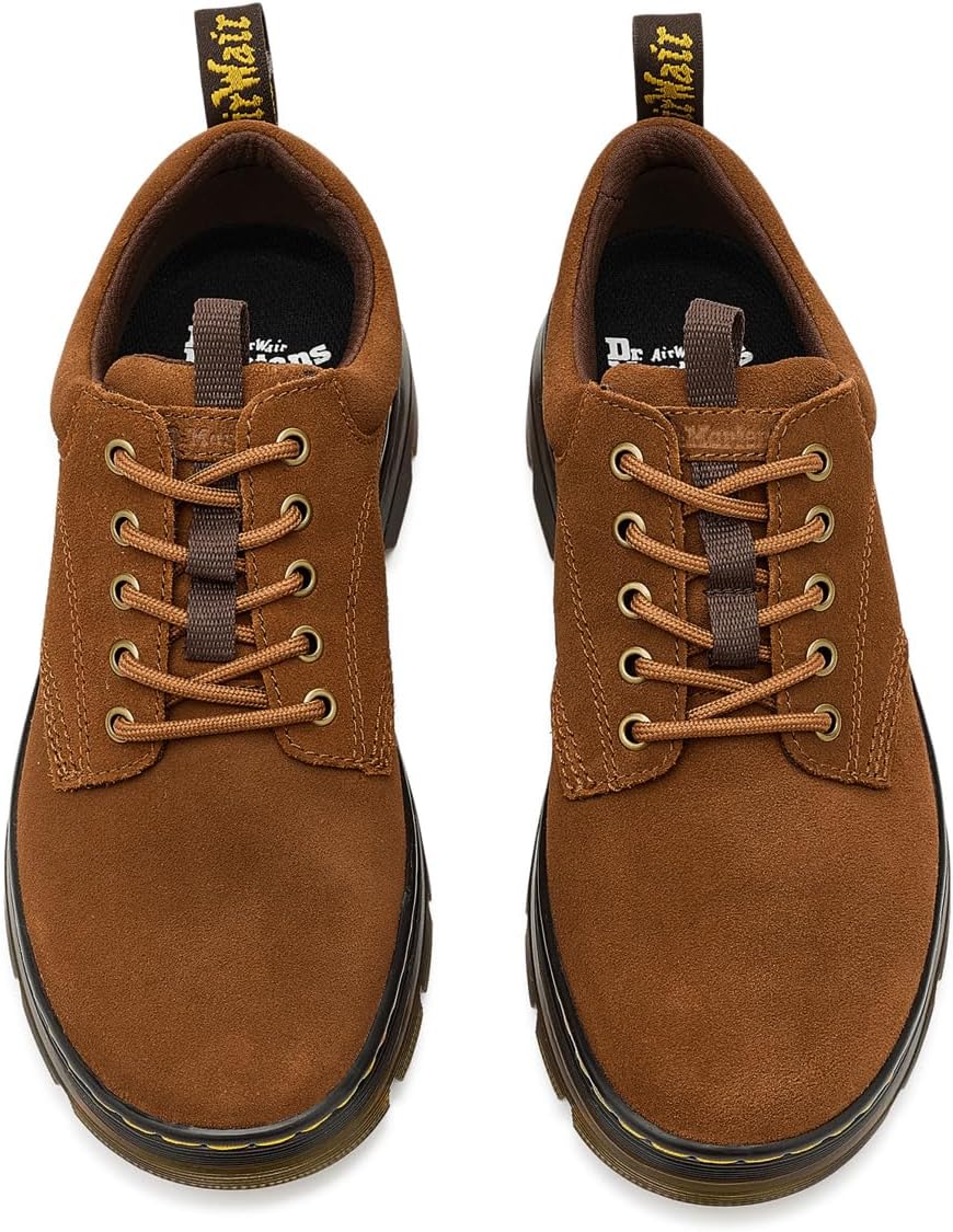 Dr. Martens Reeder Leather Desert Brown Greasy Suede
