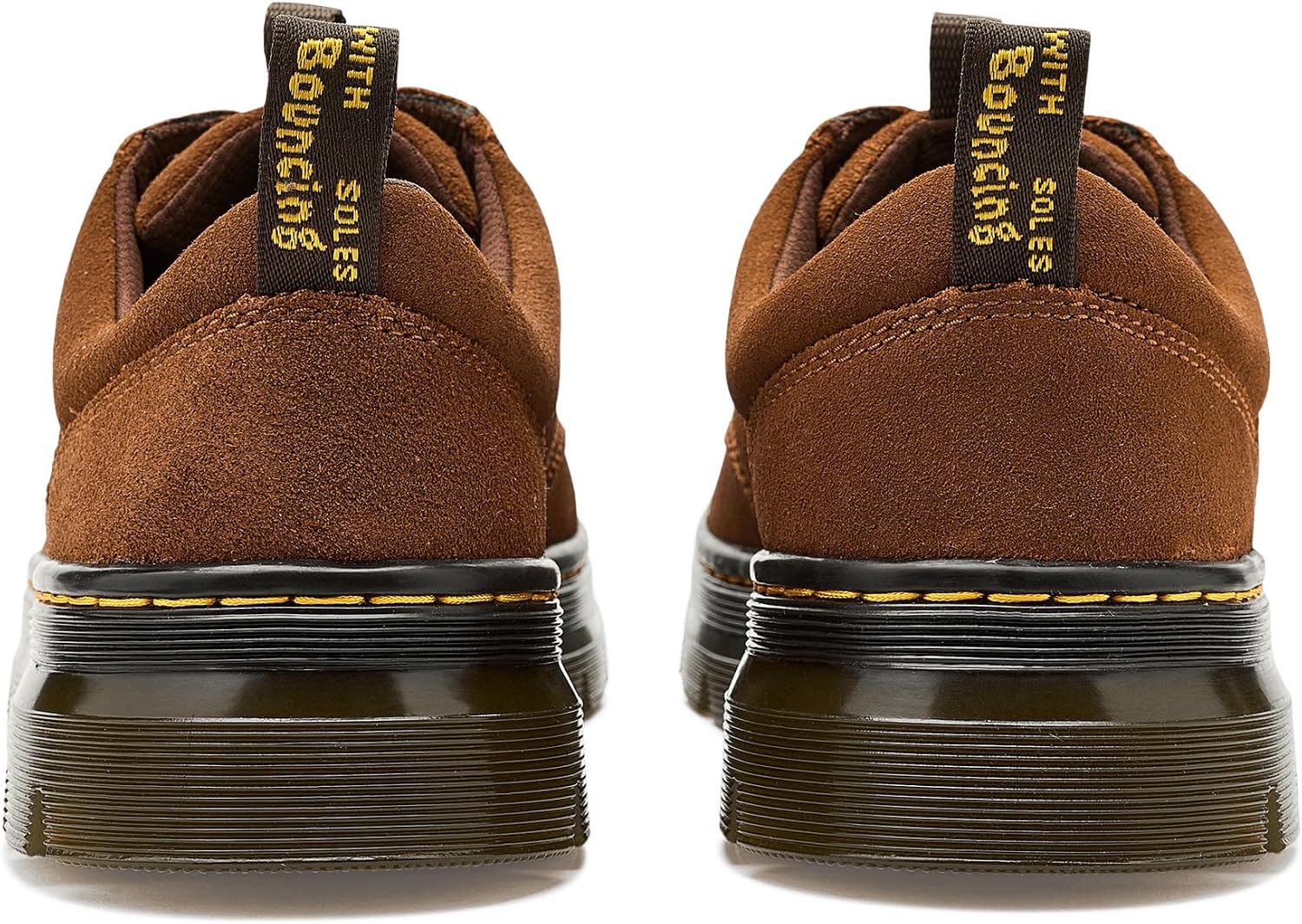 Dr. Martens Reeder Leather Desert Brown Greasy Suede