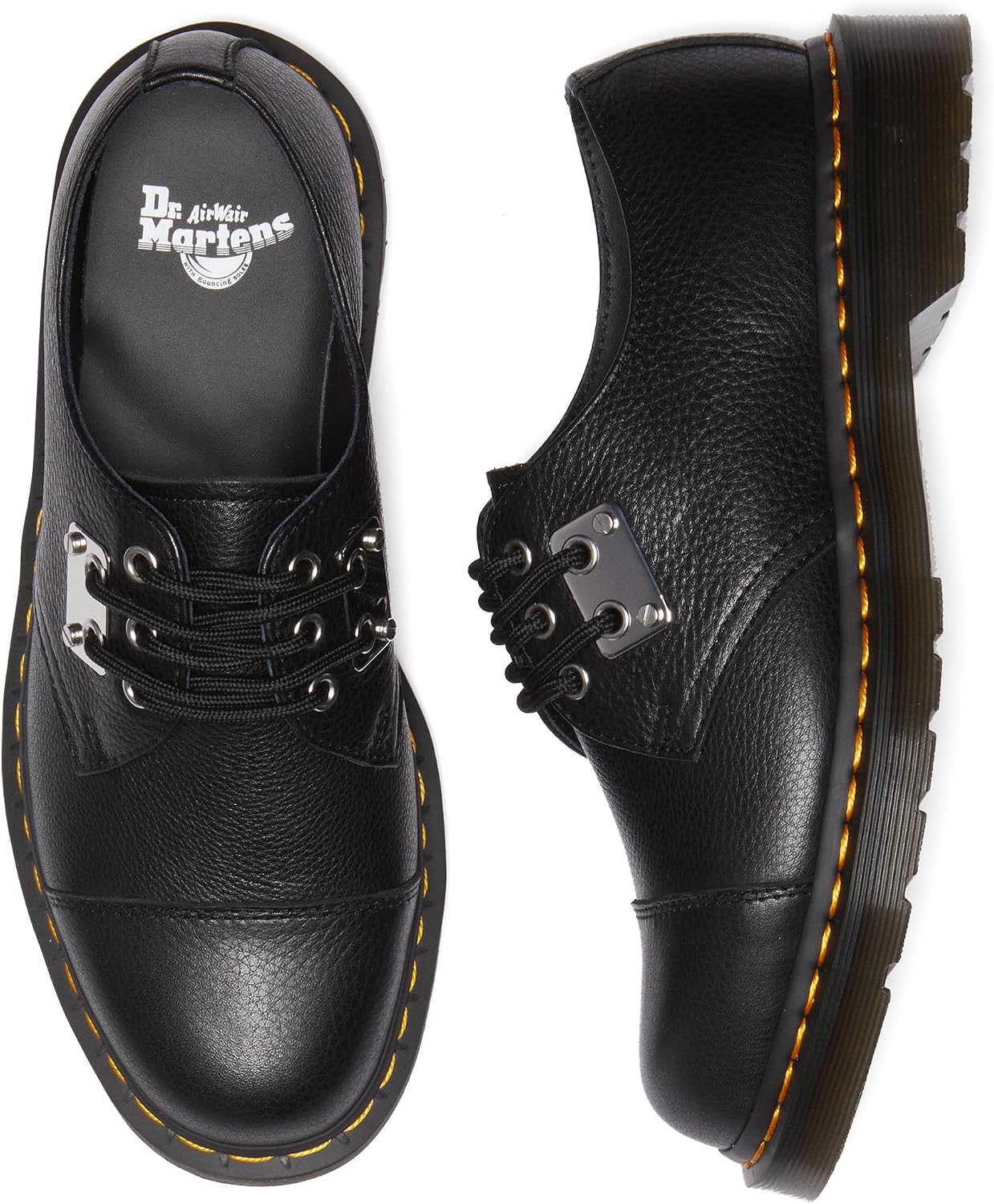 Dr. Martens, Unisex, 1461 Leather Oxford Shoes, Cashew Black Lunar