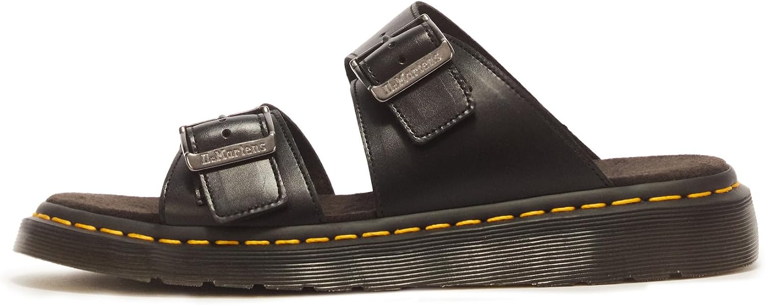 Dr. Martens unisex-adult Josef Black Analine