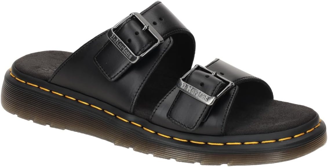Dr. Martens unisex-adult Josef Black Analine