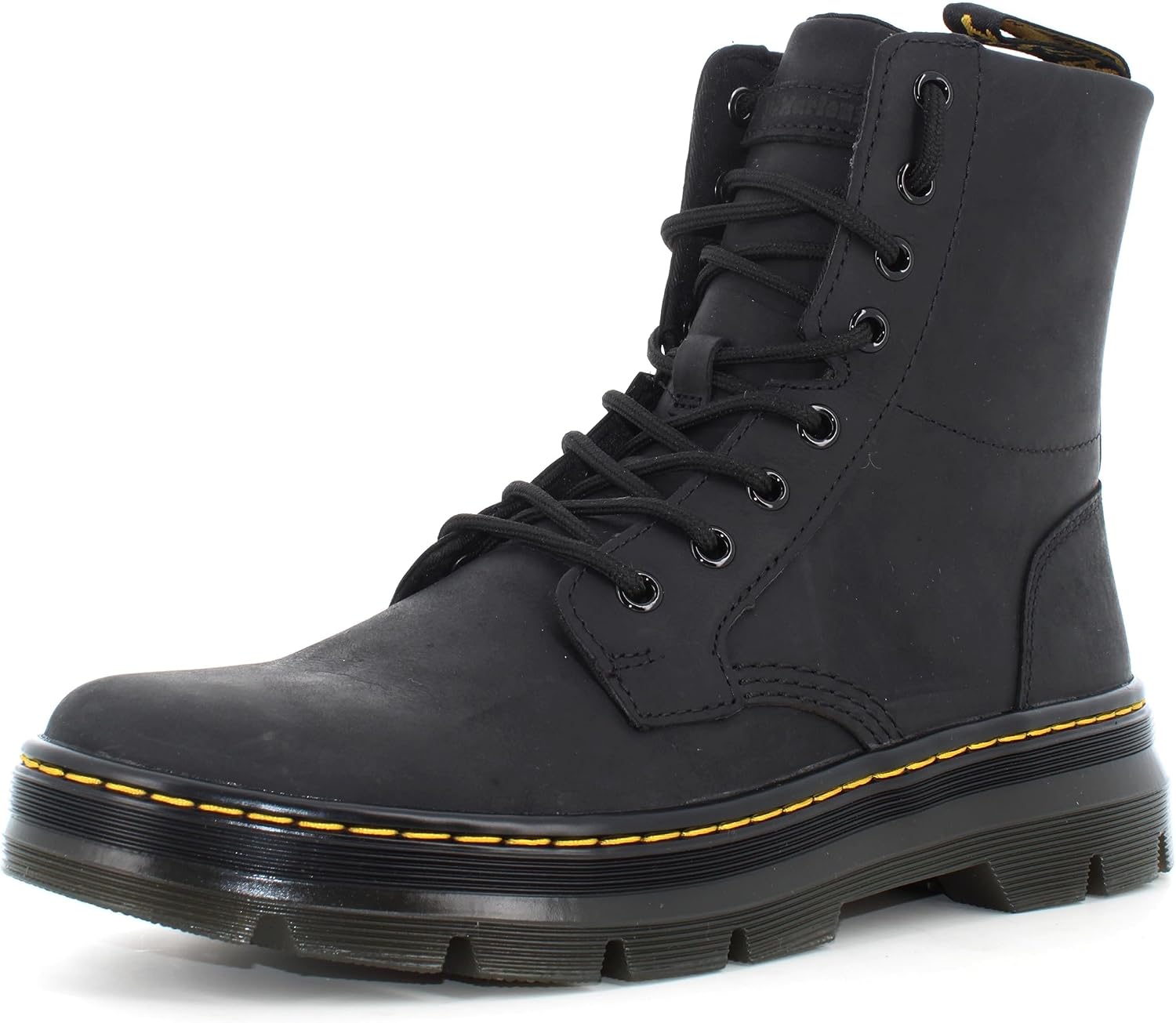 Dr. Martens Unisex Adult Combs Leather 8 Eye Boot Black Wyoming