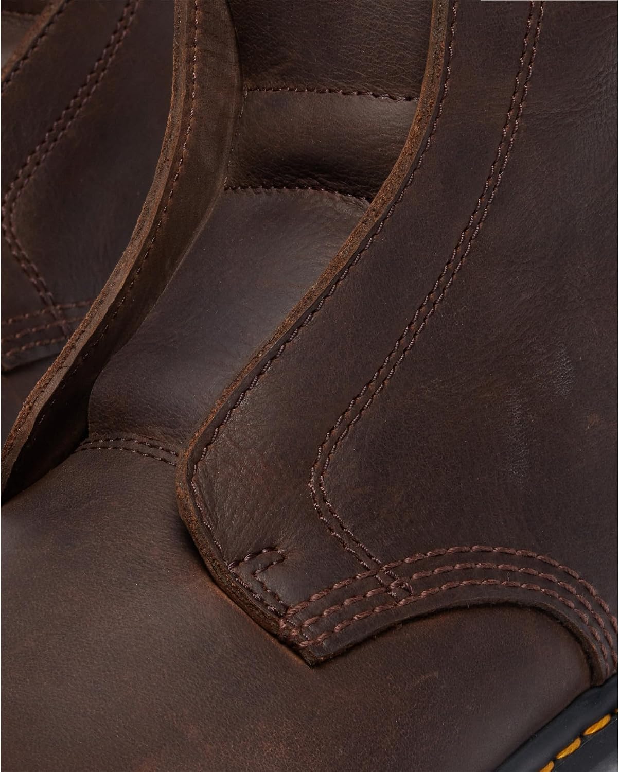 Dr. Martens unisex adult Zebzag Laceless Dark Brown Wyoming