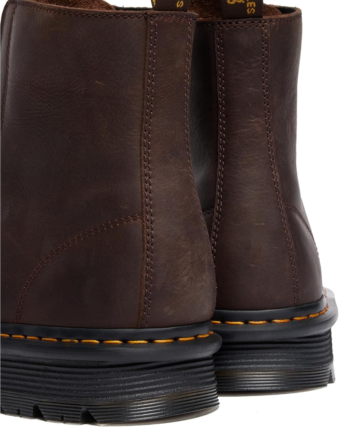 Dr. Martens unisex adult Zebzag Laceless Dark Brown Wyoming