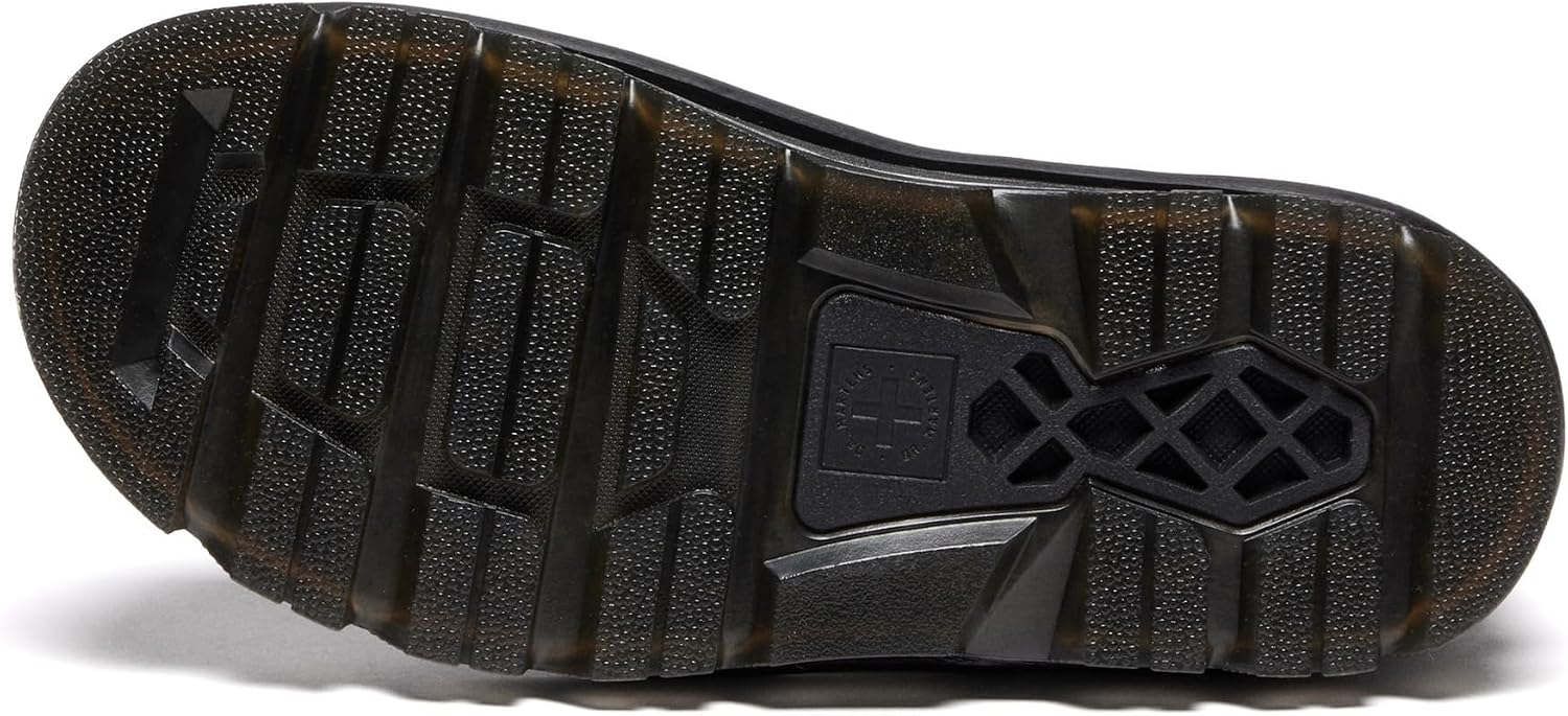 Dr. Martens unisex adult Zebzag Laceless Dark Brown Wyoming