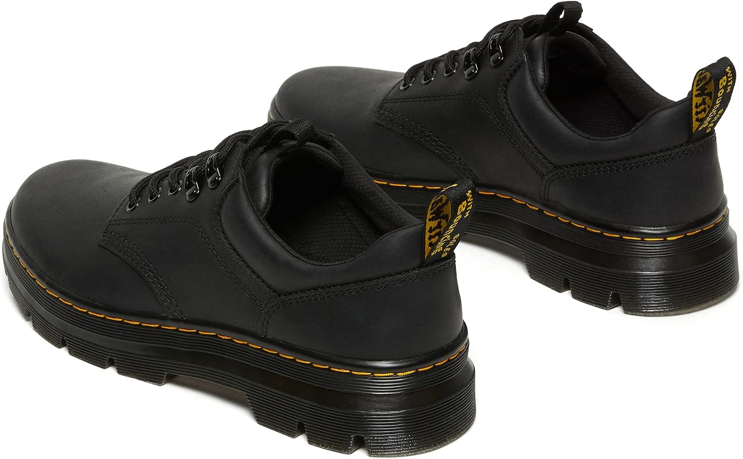 Dr. Martens Unisex Adult Reeder Leather 5 Eye Shoe Black Wyoming