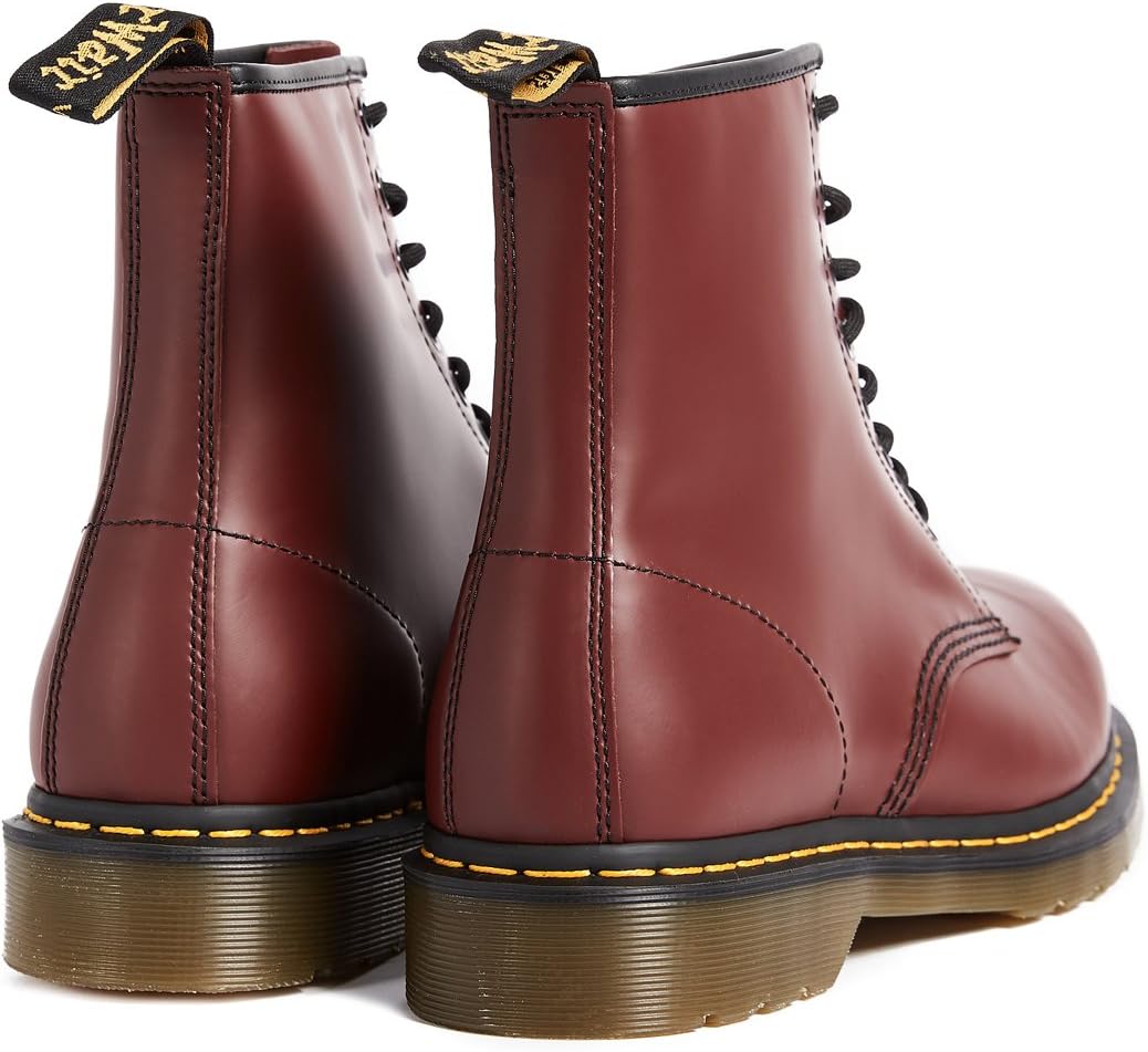 Dr. Martens Unisex Adult 1460 Smooth Leather Cherry Red Rouge Leather