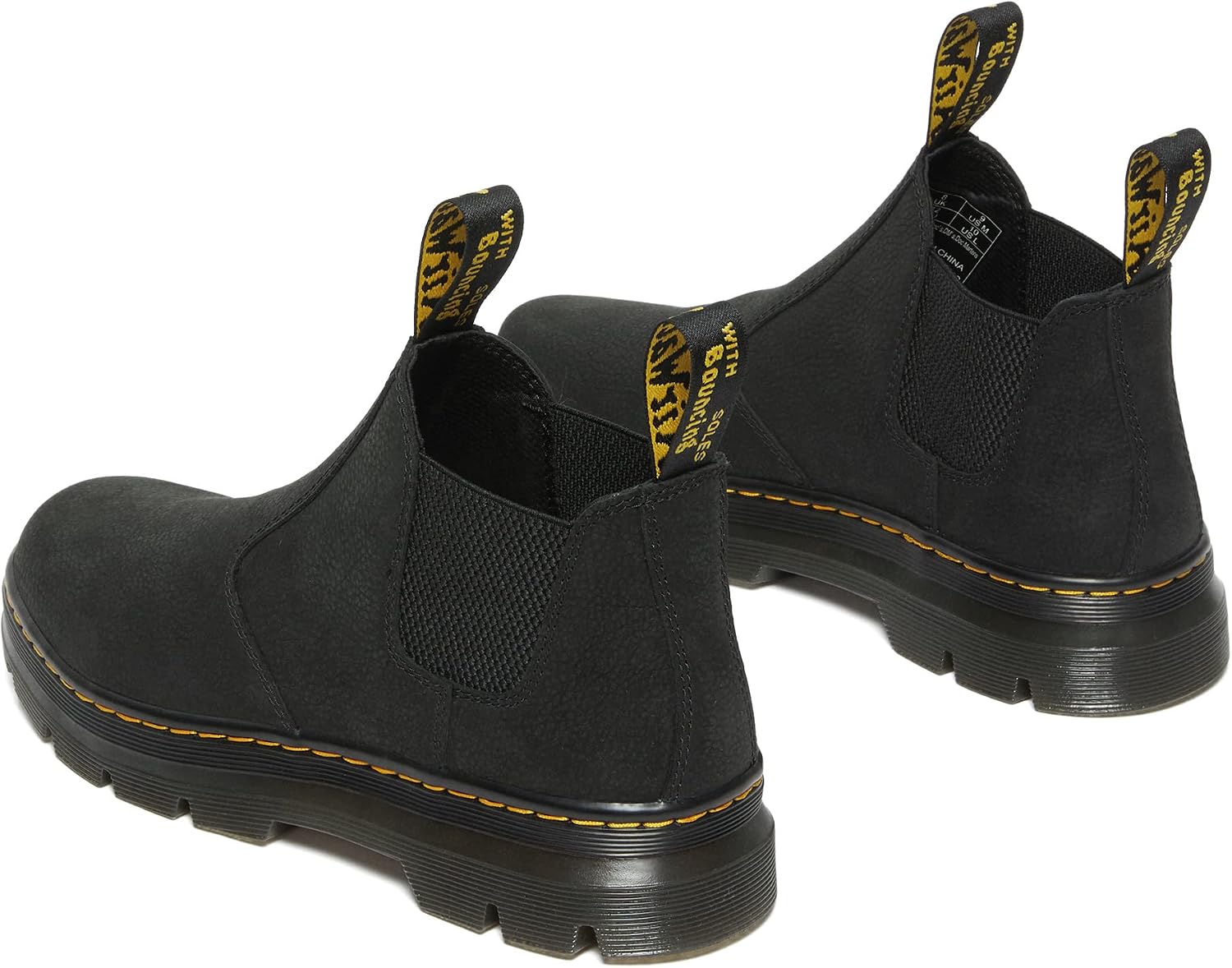 Dr. Martens unisex-adult Hardie II Black Pit Quarter