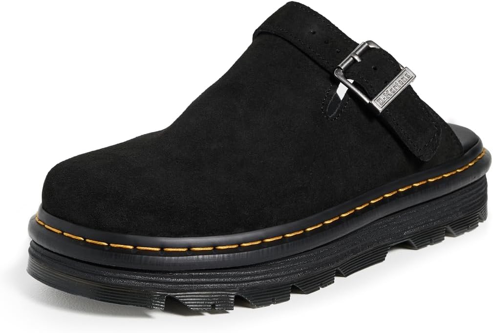 Dr. Martens Unisex Adult Zeb Zag Mule Black Eh Suede