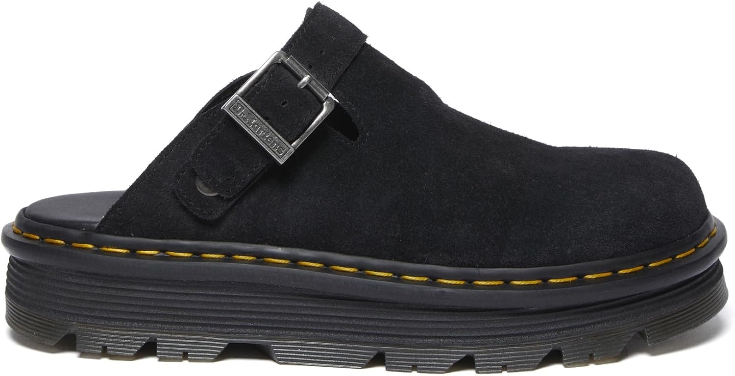 Dr. Martens Unisex Adult Zeb Zag Mule Black Eh Suede