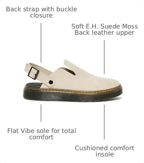 Dr. Martens Men's Carlson Mules Sand