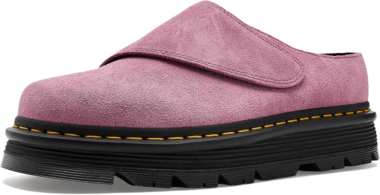 Dr. Martens Unisex-Adult Zebzag Anywair Mule Dusty Rose Eh Suede