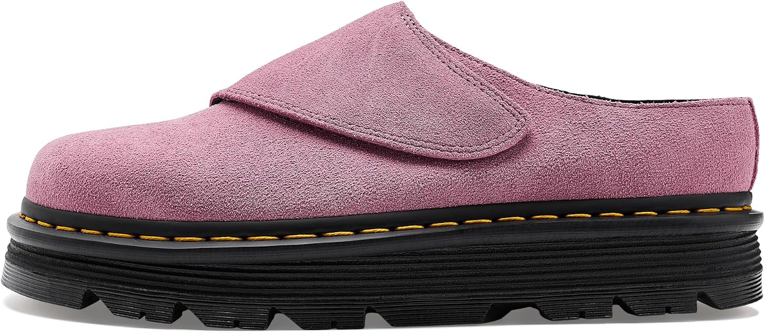 Dr. Martens Unisex-Adult Zebzag Anywair Mule Dusty Rose Eh Suede