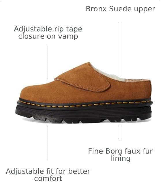 Dr. Martens Unisex Zebzag Anywair Mule Desert Brown