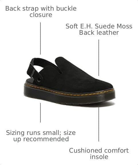 Dr. Martens Men's Carlson Mules Black