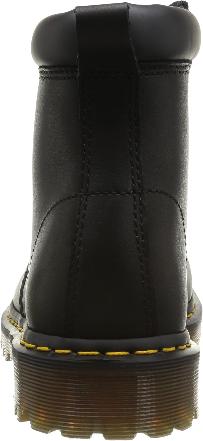 Dr. Martens unisex-adult 0939 Series Black Greasy Boot