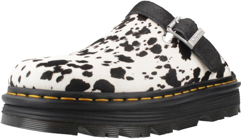 Dr. Martens Unisex Adult Zeb Zag Mule CreamBlack