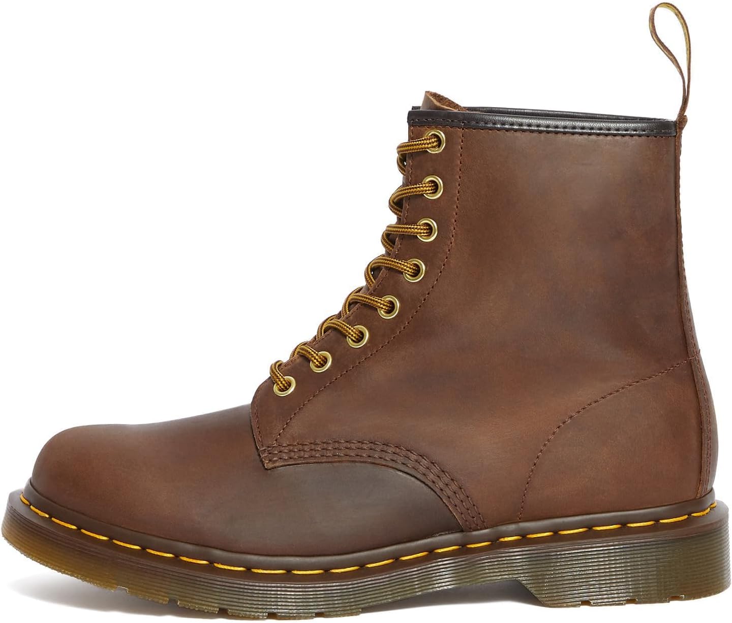 Dr. Martens Unisex 1460 Crazy Horse Leather Eye Boot Brown Crazy Horse