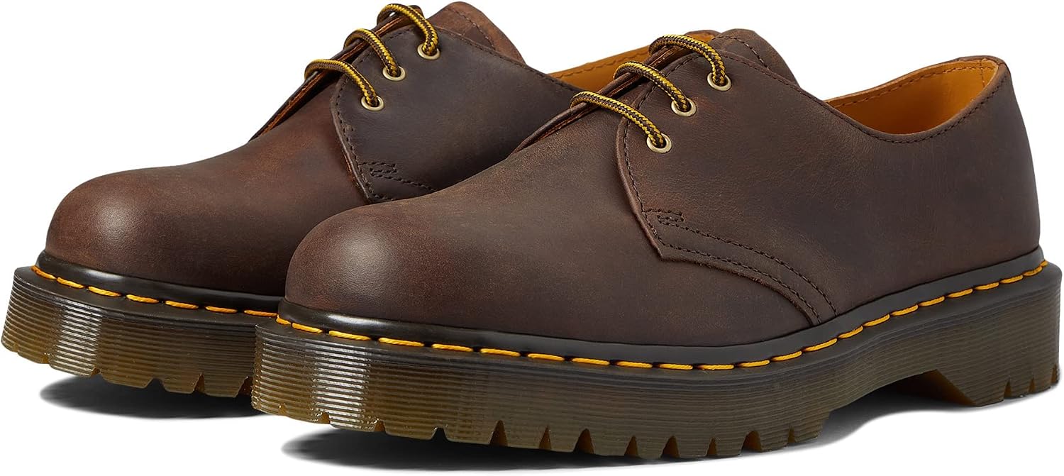 Dr. Martens Unisex Adult 1461 Bex Dark Brown Crazy Horse