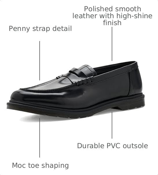 Dr. Martens Unisex-Adult Mayfare Loafers Black