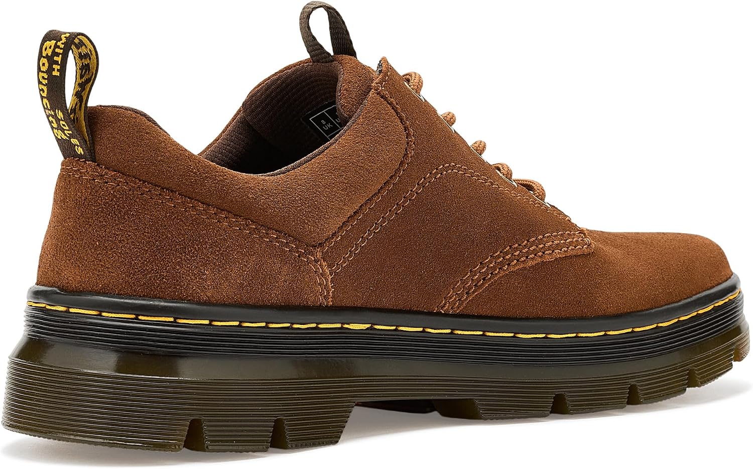 Dr. Martens Reeder Leather Desert Brown Greasy Suede