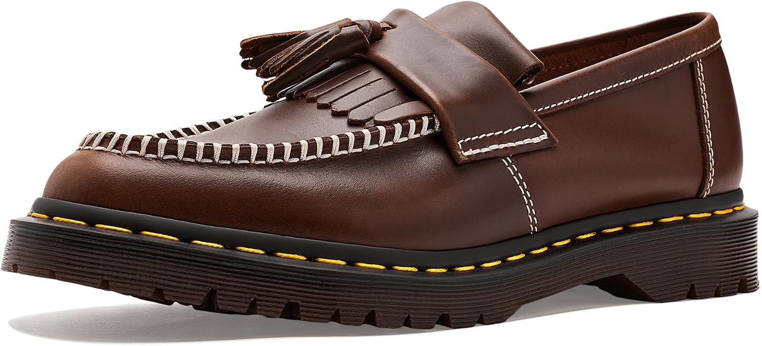 Dr. Martens Unisex Adrian Ben Loafers Butterscotch UK 5 (US Men's 6, Women's 7) Medium