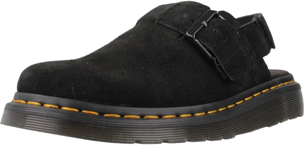 Dr. Martens Men's Jorge Ii Suede Slingback Mules Black Eh Suede