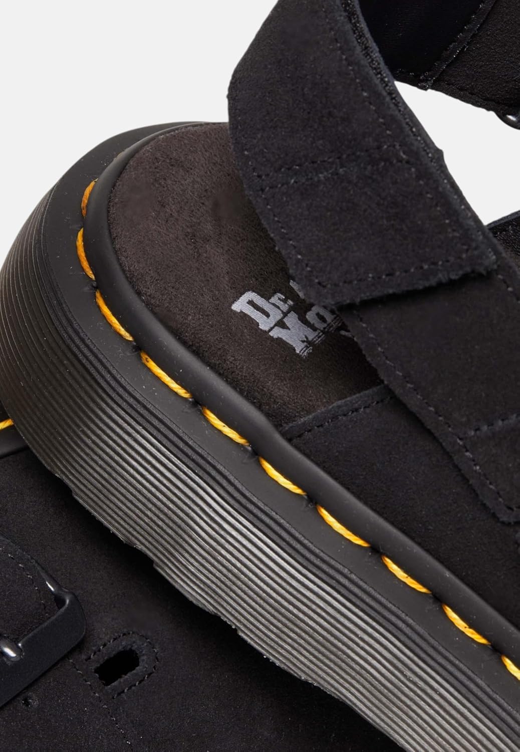 Dr. Martens Men's Jorge Ii Suede Slingback Mules Black Eh Suede
