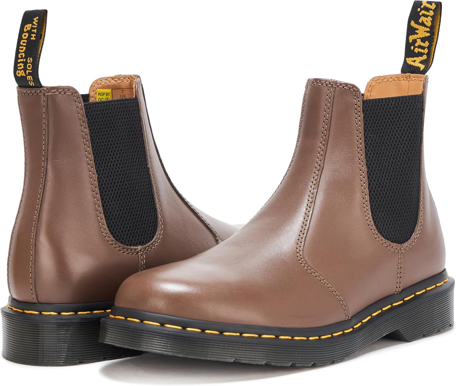 Dr. Martens Unisex Adult 2976 Artimus Leather Chelsea Boot Dark Khaki Artimus