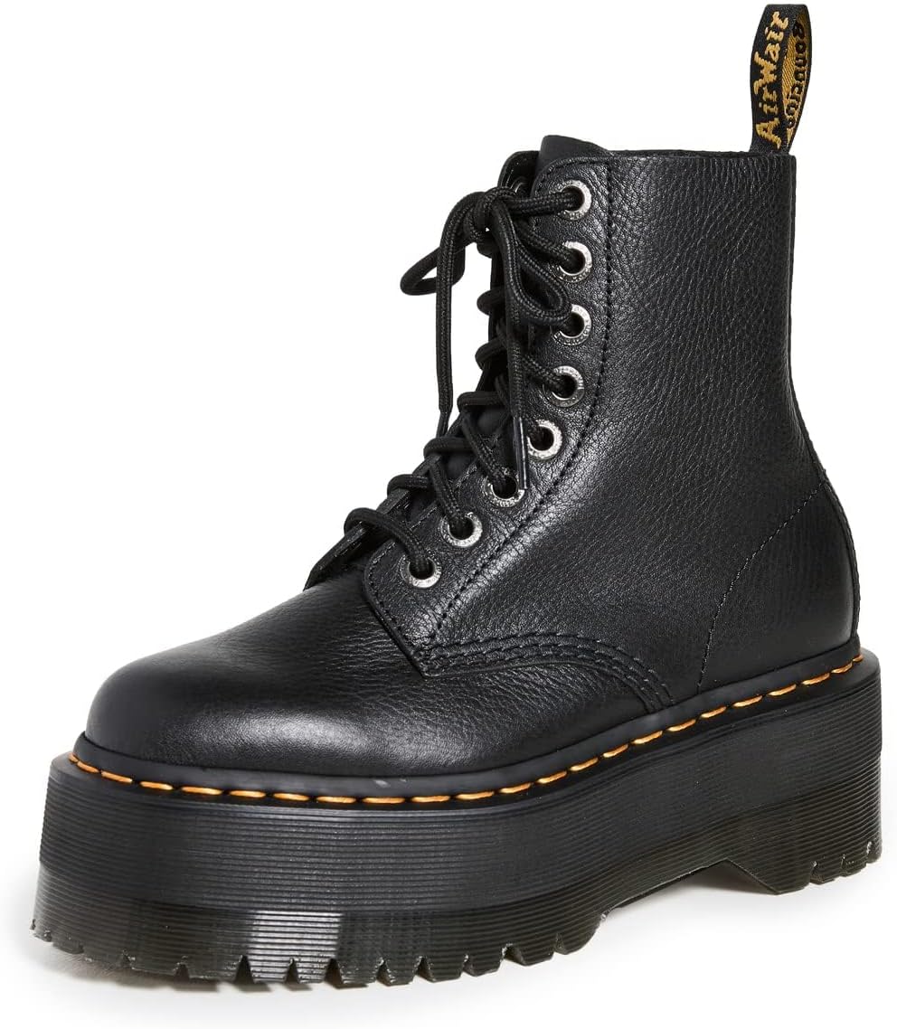 Dr. Martens Women's 1460 Pascal Mid Calf Boot Black Pisa