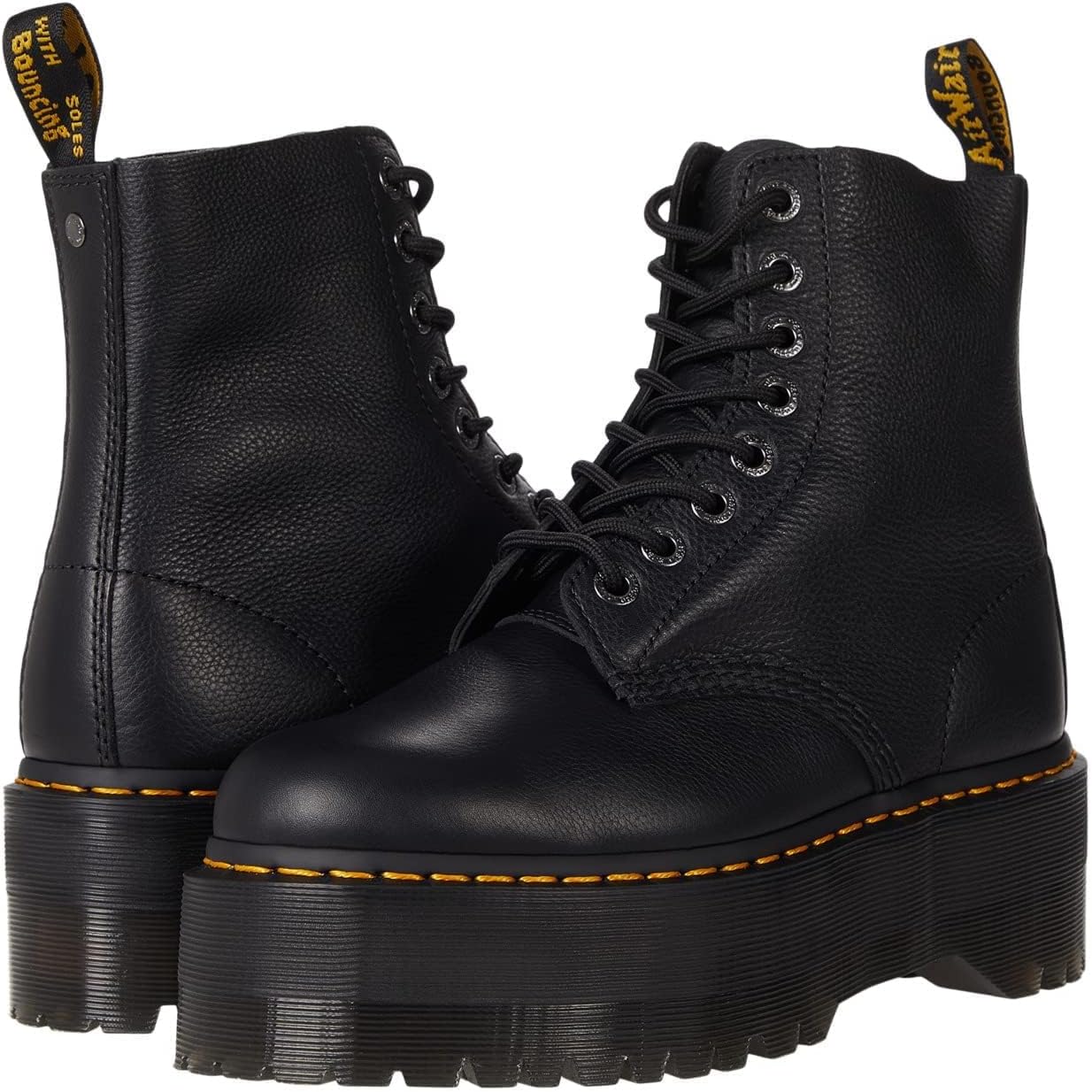Dr. Martens Women's 1460 Pascal Mid Calf Boot Black Pisa