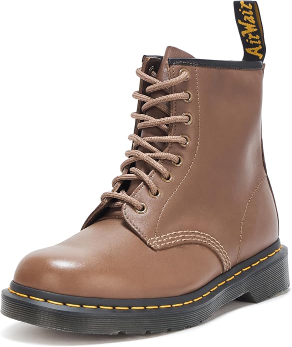 Dr. Martens Unisex Adult 1460 Artimus Leather 8 Eye Boot Dark Khaki