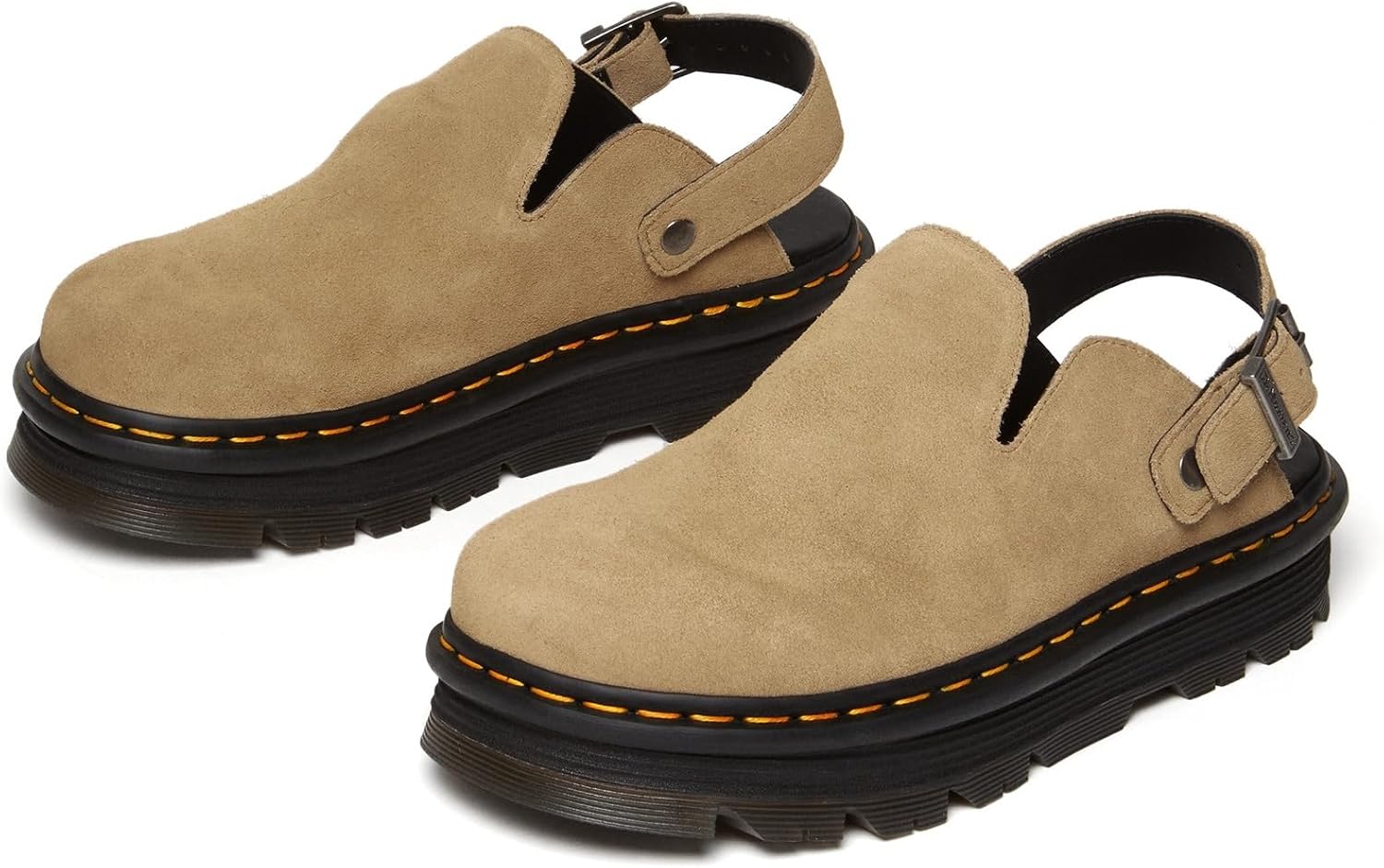 Dr. Martens Unisex Adult Zeb Zag Mule Savannah Tan Eh Suede